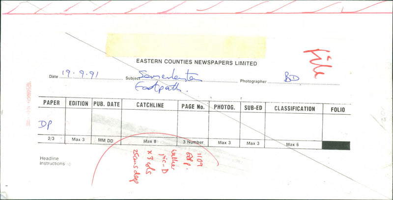 View of the nature. - Vintage Photograph