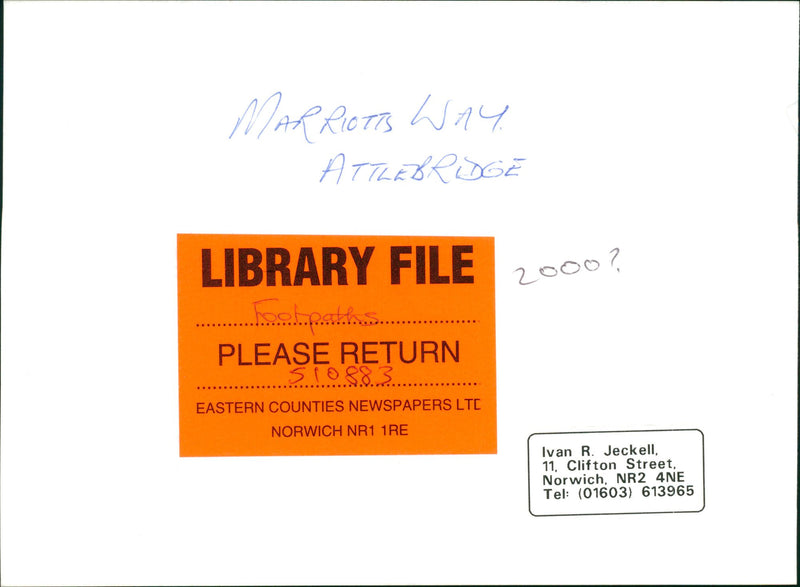 View of the nature. - Vintage Photograph