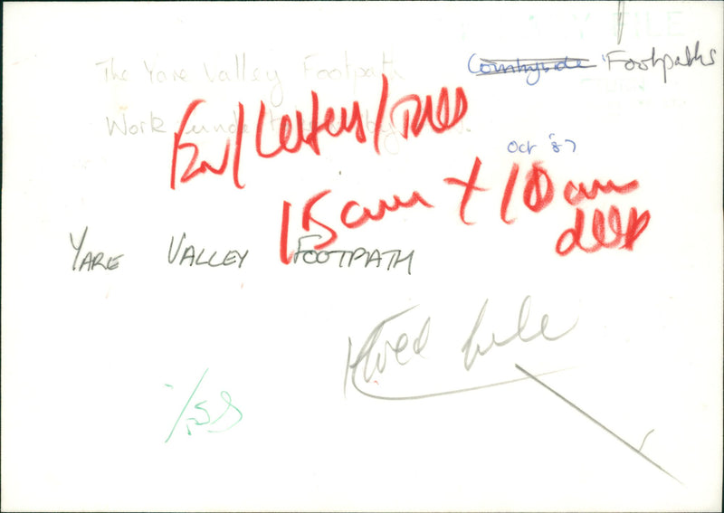 View of the nature. - Vintage Photograph