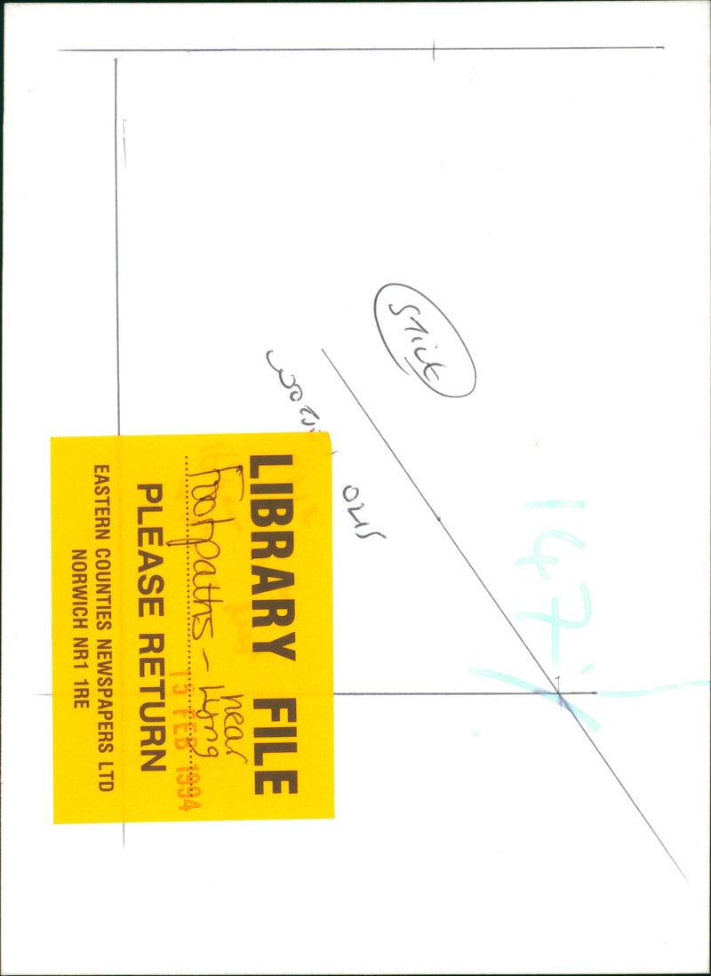 View of the nature. - Vintage Photograph