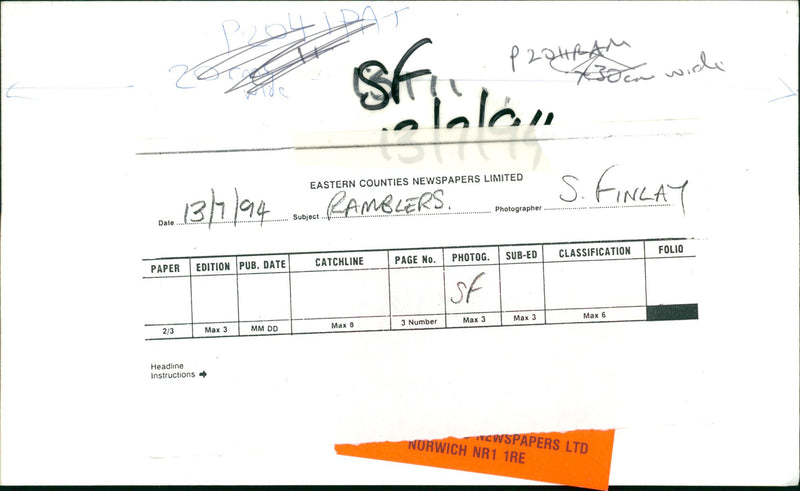 View of the nature. - Vintage Photograph