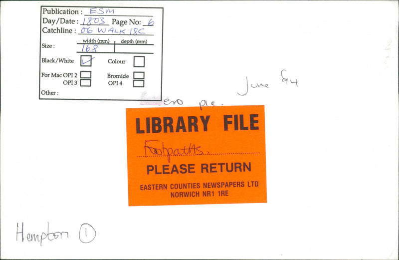 View of the nature. - Vintage Photograph