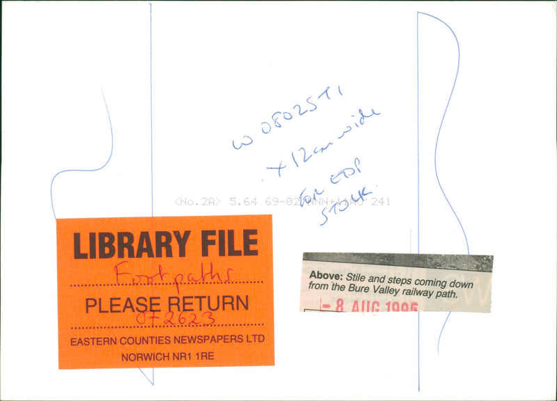 View of the nature. - Vintage Photograph