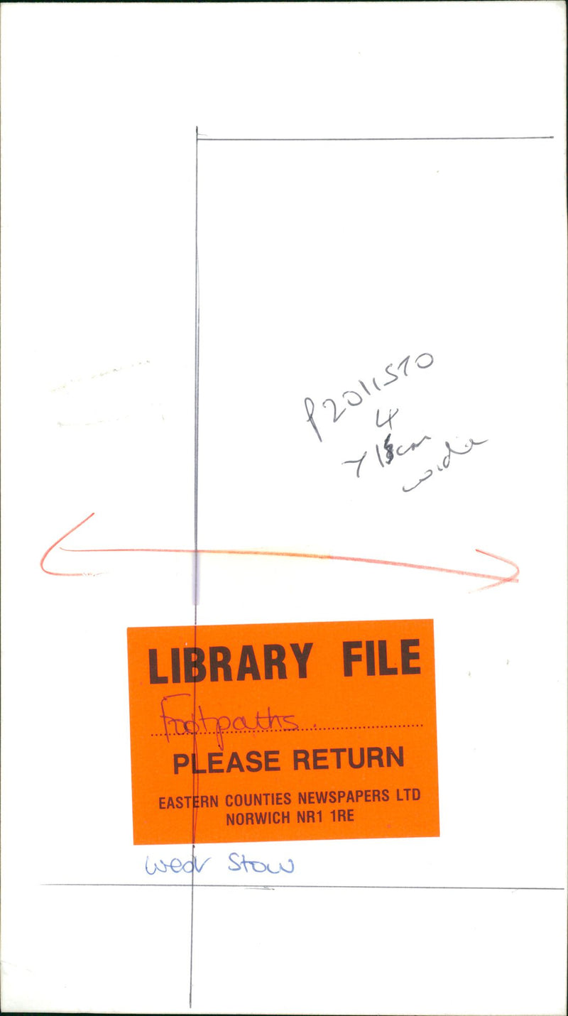 View of the nature. - Vintage Photograph