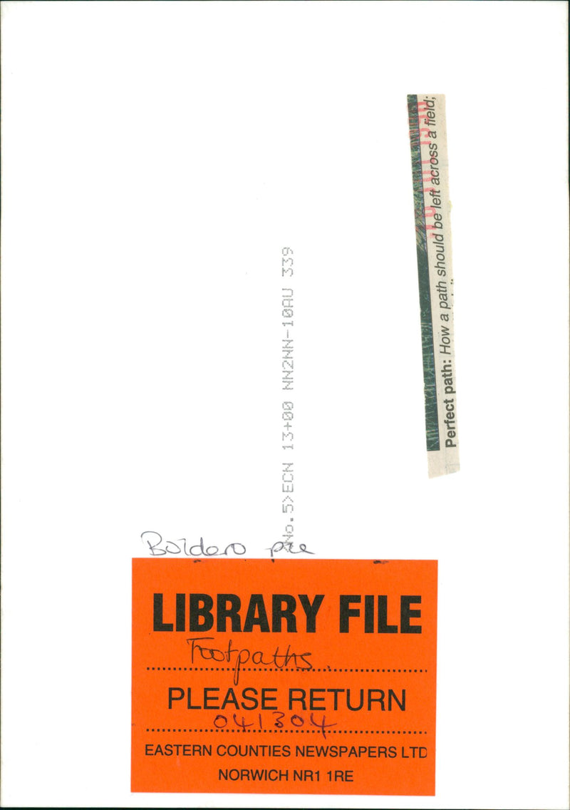 View of the nature. - Vintage Photograph