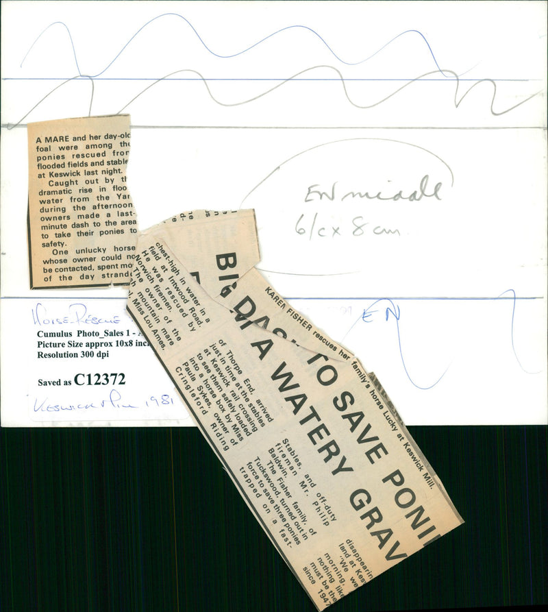 Floods - Vintage Photograph