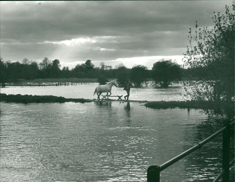 Floods - Vintage Photograph
