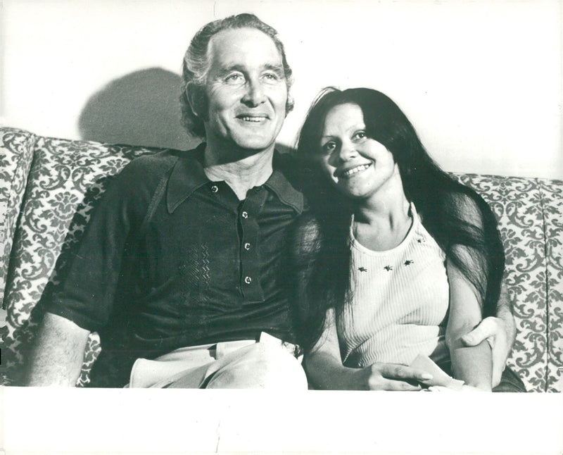 Ronald Biggs med flickvänen Raimunda Nascimento de Castro i Rio de Janeiro - Vintage Photograph