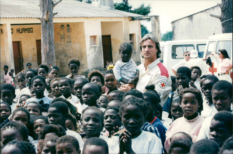 David Ginola, football - Vintage Photograph