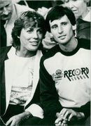 Sebastian Coe along with his fiancé Irene Epple - Vintage Photograph