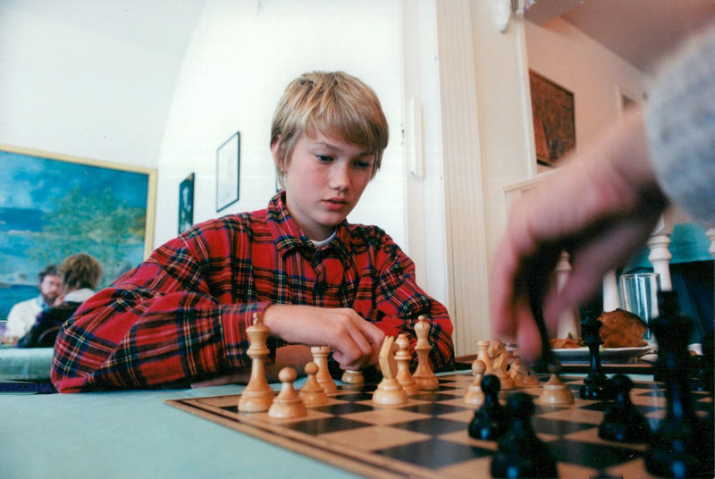 Emanuel Berg chess player - Vintage Photograph