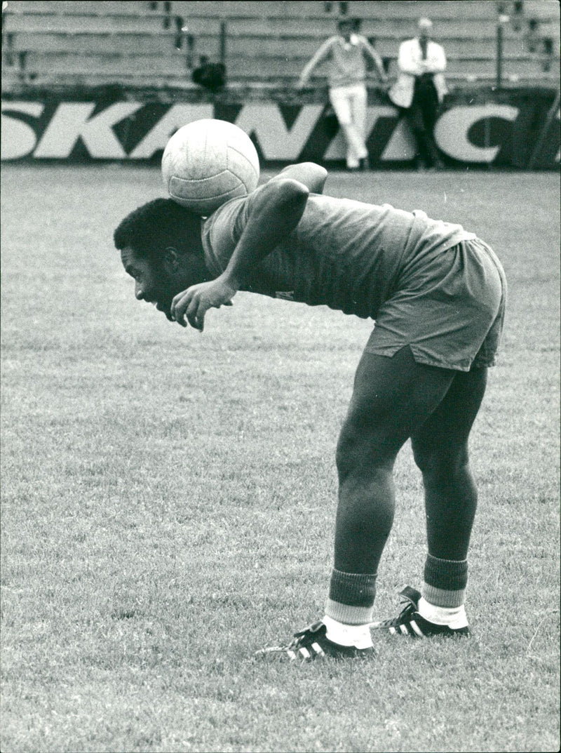 Edu, soccer player Brazil - Vintage Photograph