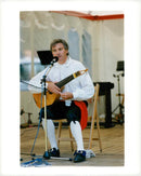 Martin Best musician in Hagaparken - Vintage Photograph