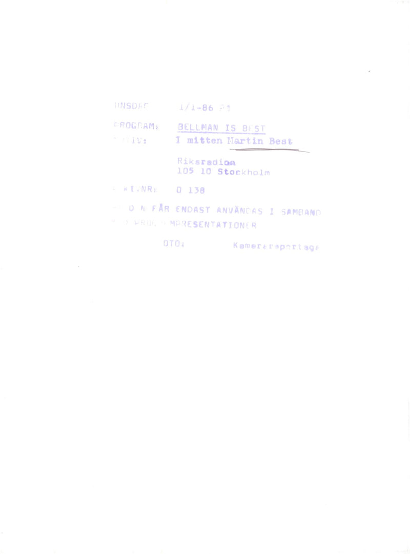 Martin Best Musician - Vintage Photograph