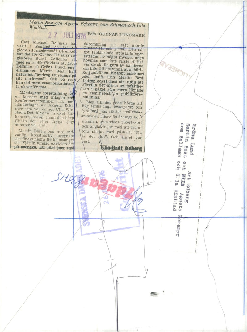 Martin Best Musician - Vintage Photograph