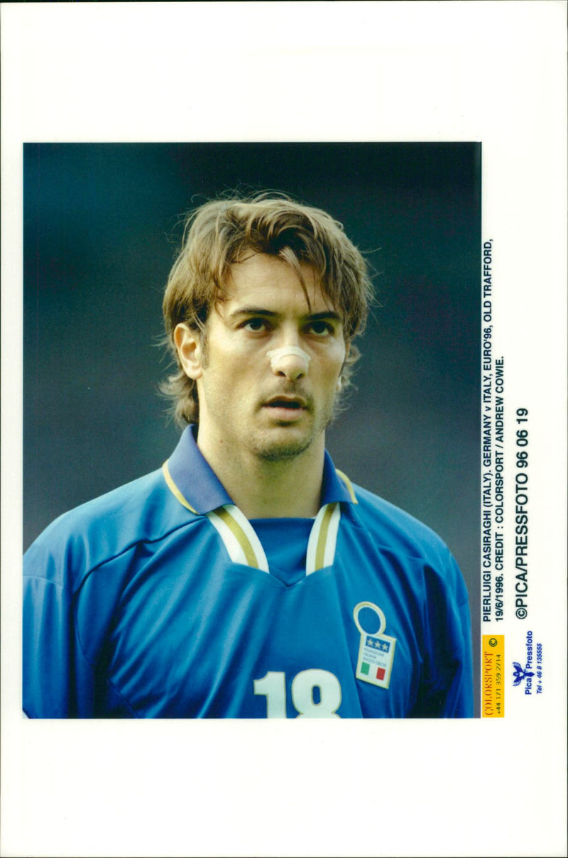 Football player Pierluigi Casiraghi - Vintage Photograph