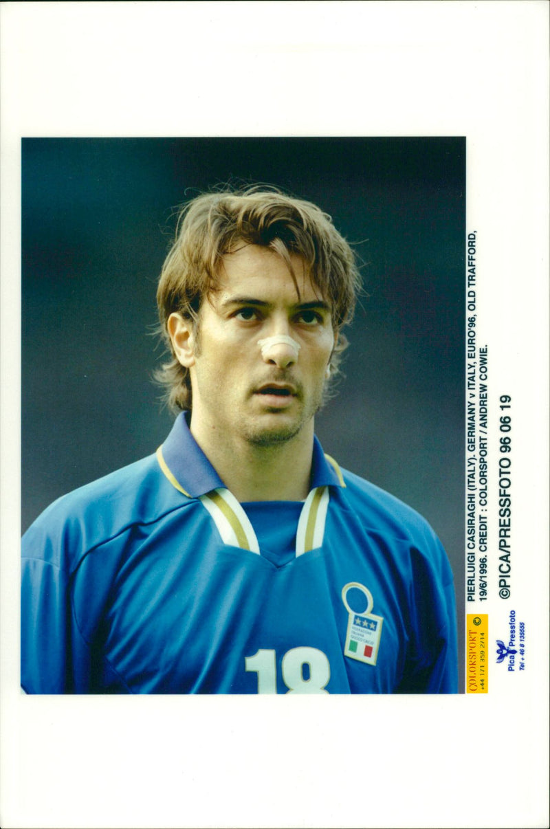 Football player Pierluigi Casiraghi - Vintage Photograph