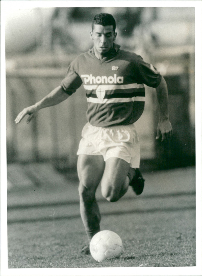 Gianluca Vialli, football player - Vintage Photograph