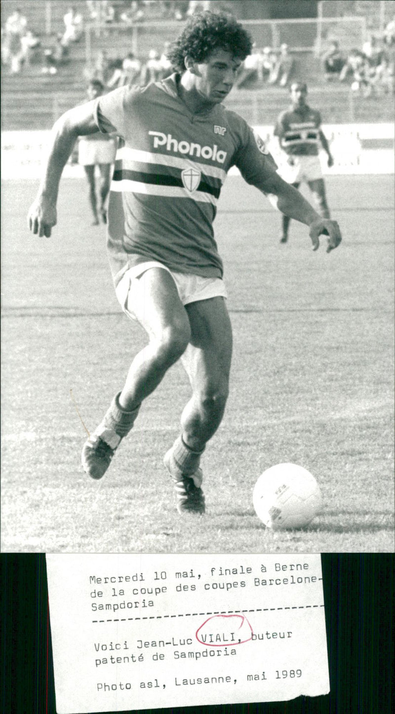 Gianluca Vialli, football player - Vintage Photograph