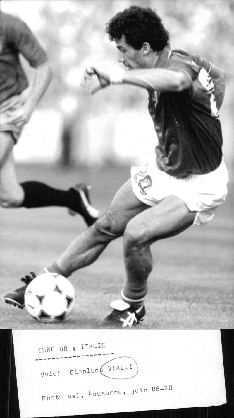 Gianluca Vialli, football player - Vintage Photograph