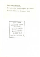 Geoffrey Grigson, Poet, Critic - Vintage Photograph