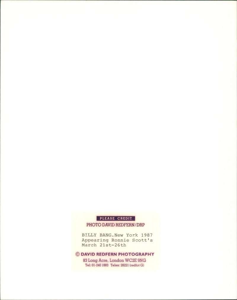 A man using musical instruments. - Vintage Photograph