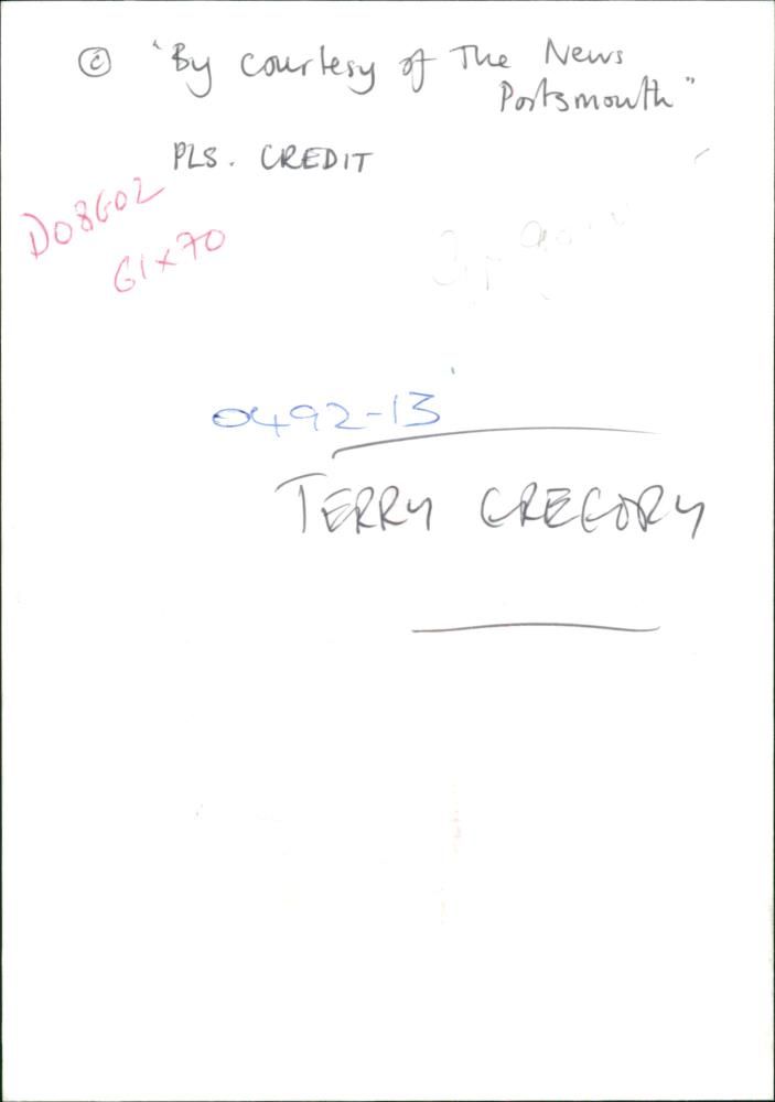 Terry Gregory American musician. - Vintage Photograph