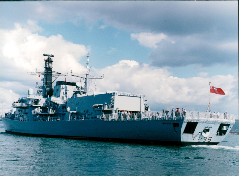 HMS Montrose (F236) - Vintage Photograph