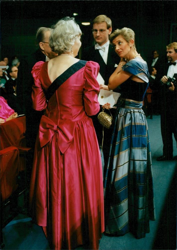 Carl and Mia Bildt in the Concert Hall - Vintage Photograph