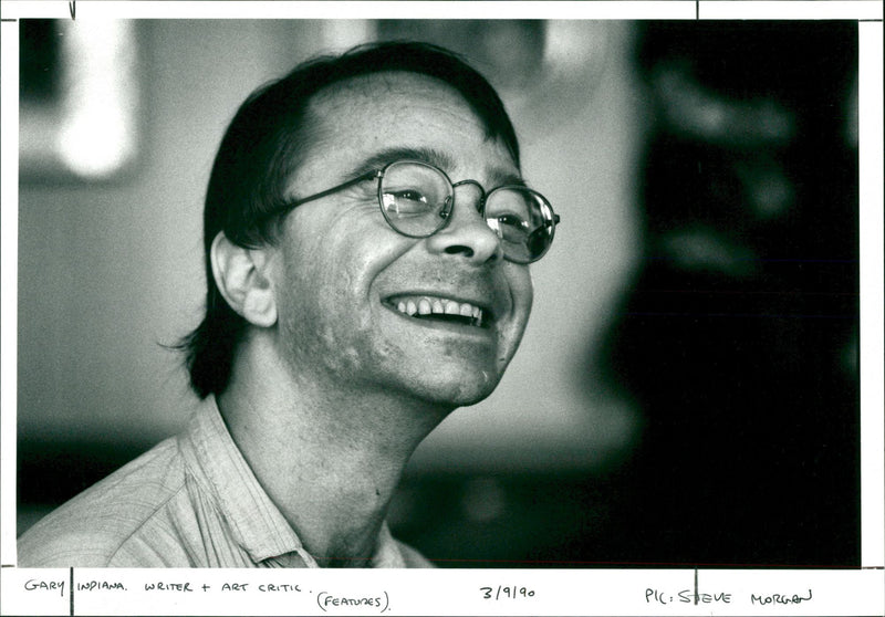 Gary Indiana, Writer & Art Critic. - Vintage Photograph