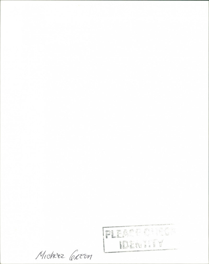 Michael Green,
American writer - Vintage Photograph