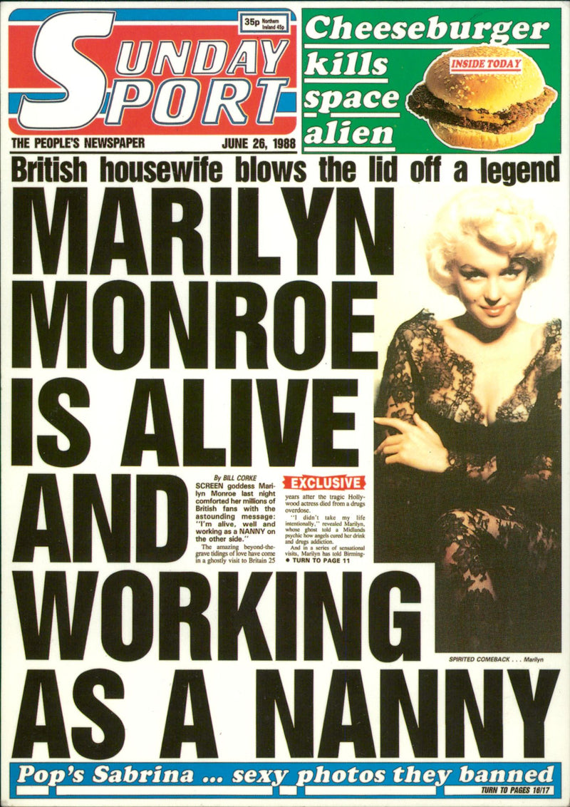 Sunday Sport - Vintage Photograph