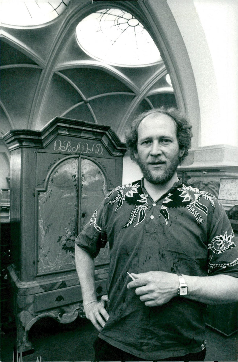 Swedish ethnologist and writer Karl-Olov Arnstberg - Vintage Photograph