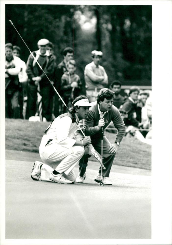 Volvo GB PGA LAN WooSNAM and caddie M PIC Matthew Hamis
Magenta - Vintage Photograph