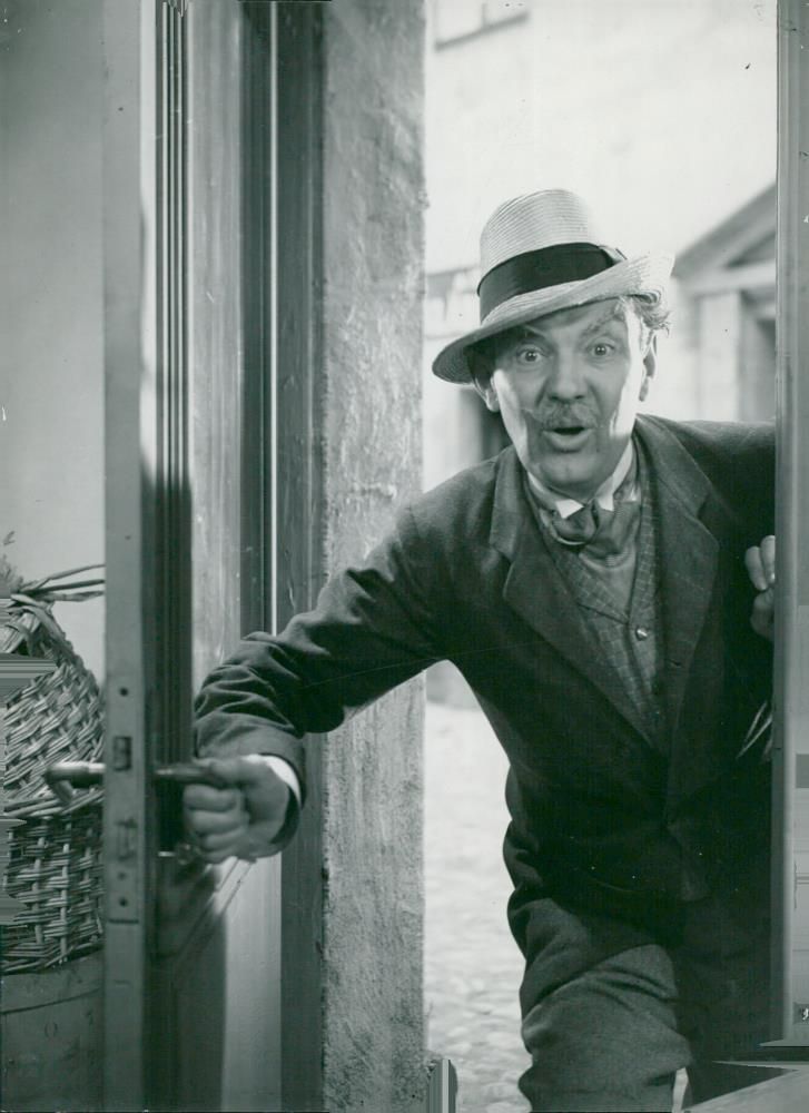 Valdemar Dalquist, actor - 21 August 1934 - Vintage Photograph