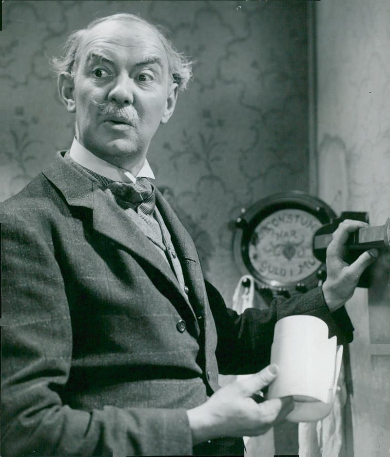 Valdemar Dalquist, actor - 21 January 1937 - Vintage Photograph