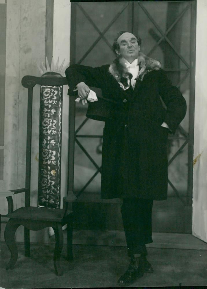 Valdemar Dalquist, actor - 10 October 1926 - Vintage Photograph