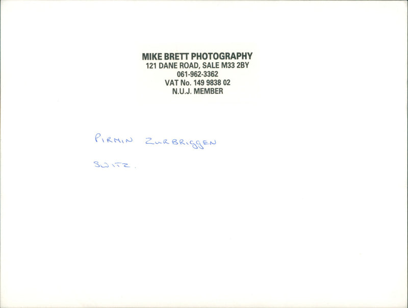 Pirmin Zurbriggen, A skier - Vintage Photograph