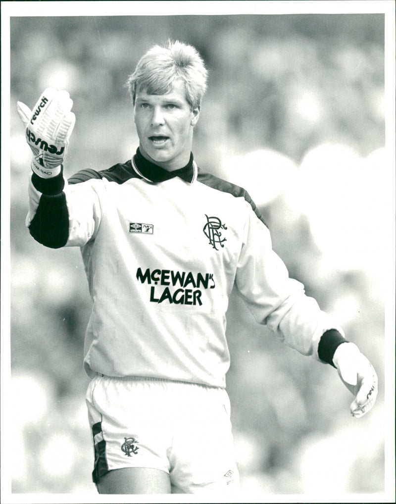 Chris Wood, Goal keeper - Vintage Photograph