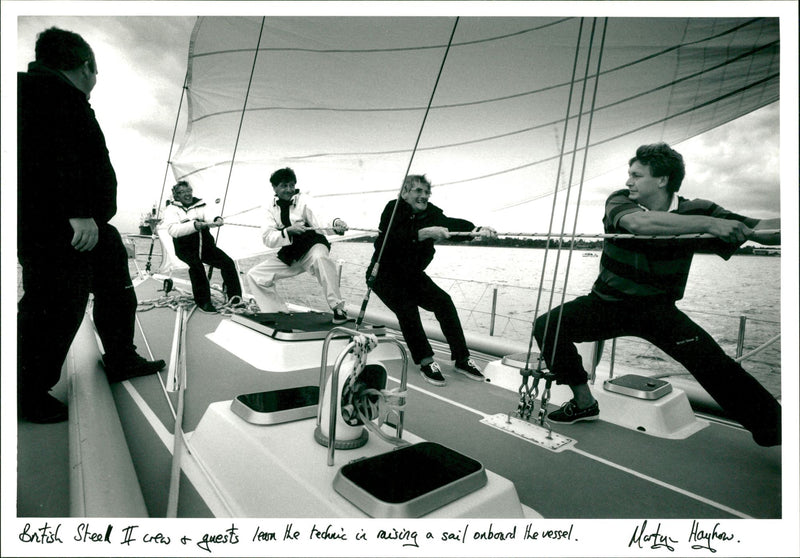 Yacht race - Vintage Photograph