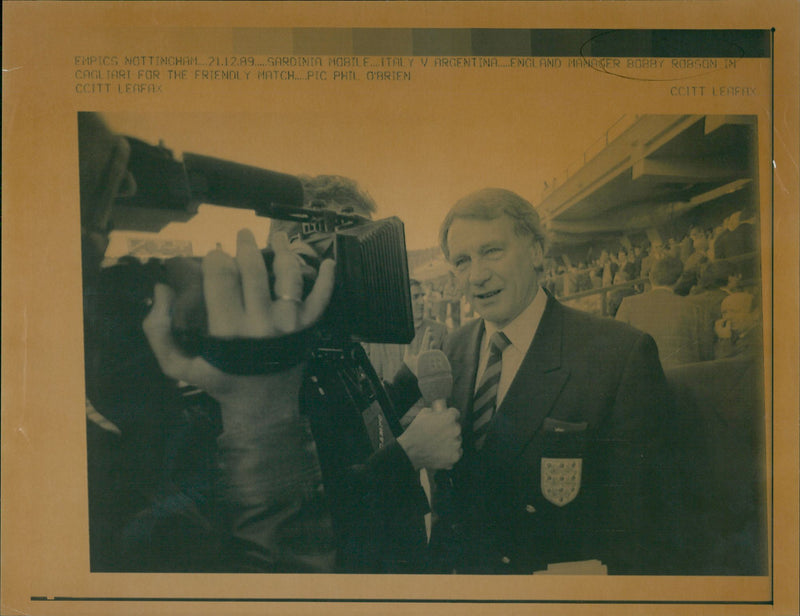 Bobby Robson - Vintage Photograph