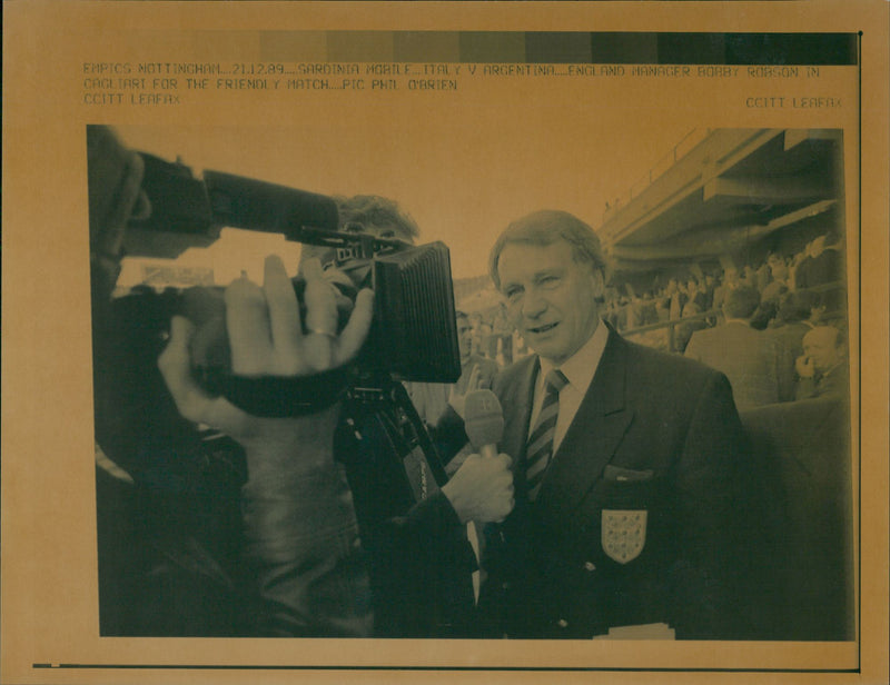 Bobby Robson - Vintage Photograph