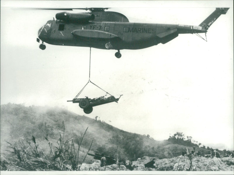 Vietnamkrig, gerilla, soldater, krigsbilder - Vintage Photograph