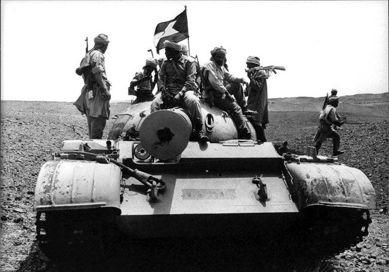 Western Sahara: Polisario Guerilla - Vintage Photograph