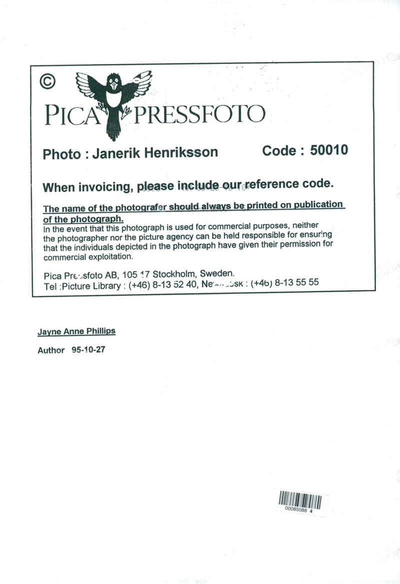 Jayne Anne Phillips - Vintage Photograph