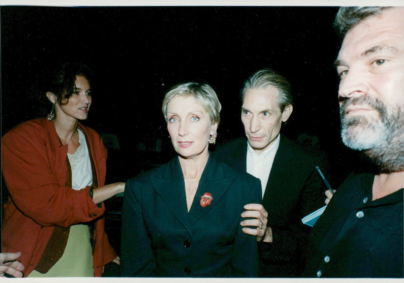 Charlie Watts with his wife Shirley Ann Shepherd - Vintage Photograph