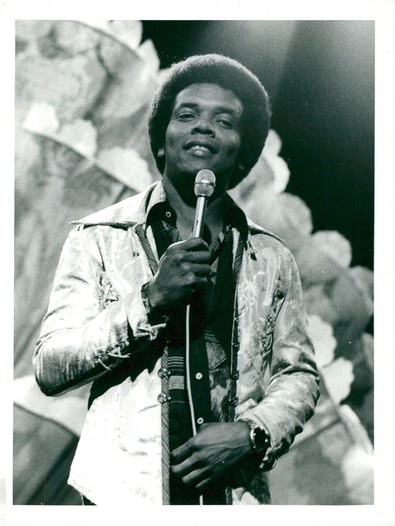 Johnny Nash singer musician - Vintage Photograph