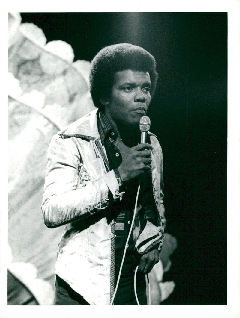 Johnny Nash singer musician - Vintage Photograph