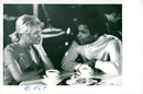 Johnny Nash singer musician with Christina Schollin - Vintage Photograph