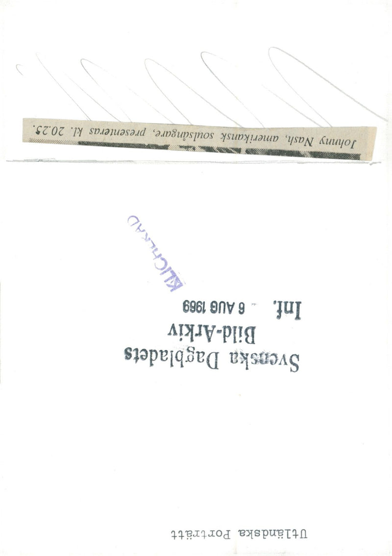 Johnny Nash singer musician - Vintage Photograph